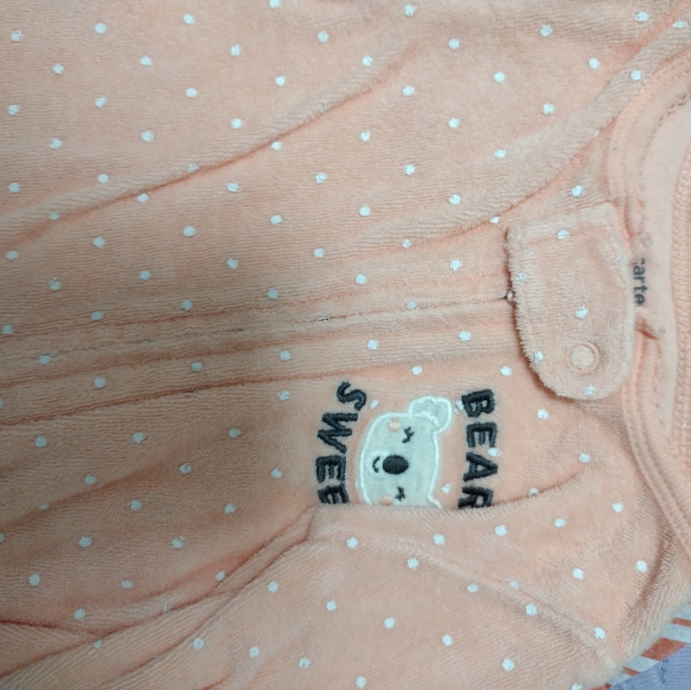6/$15 Infant girls sleeper